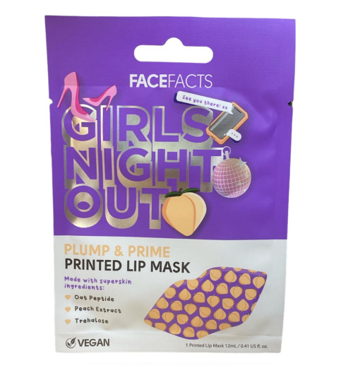 Face Facts Girls Night Out Plump & Prime Lip Mask - 12ml 