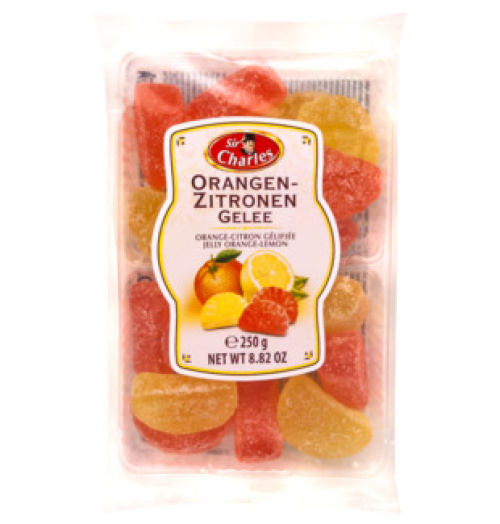 Sir Charlis Sugared Jellies With Lemon And Orange Flavour 250g