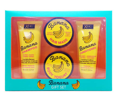 Banana Box Set 3Pcs - Shampoo/Cond/Body Yogurt/Hair Mask