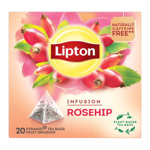 Lipton Herbal tea Rosehip pyramid 20Pcs