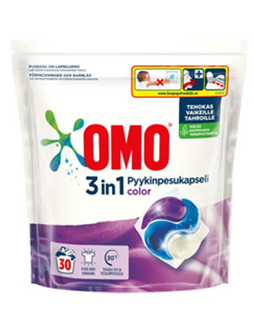 OMO Laundry detergent tablets Omo 30pcs Color