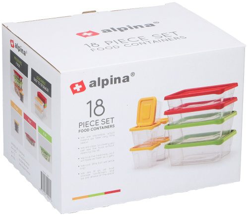 Alpina Lid container 18 pcs