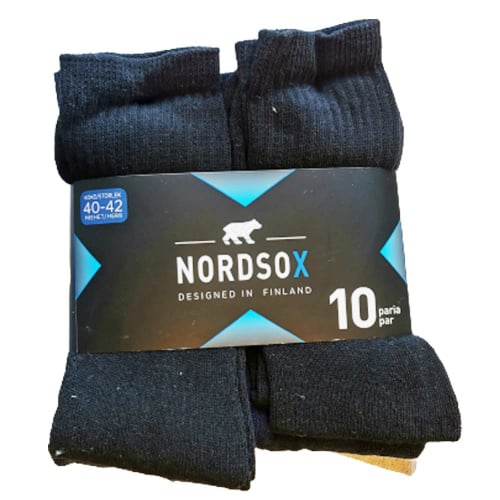 Nordsox Men's socks in different colors 10pcs - size.40-42