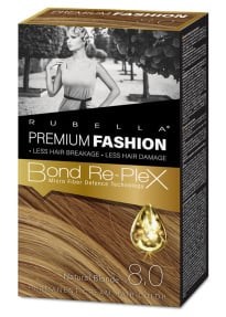 RUBELLA Premium Fashion Color 8.0 Natural Blond