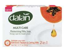 Dalan Multi Care Rainbow Papaya & Caring Milk toilet soap 90g
