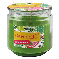 Candle Citronella 250g green 8,5x8,6cm