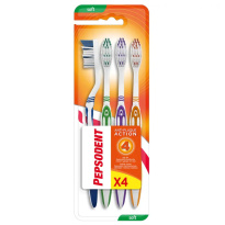 Pepsodent Toothbrush Family 4-pack Soft