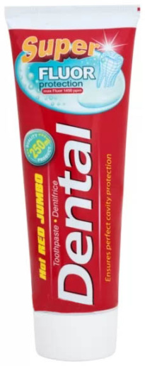 DENTAL Toothpaste hot red super fluoride protection 250ml