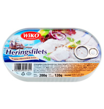 Wiko Herring Fillets In Horseradish Sauce 200g