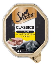 Sheba Classic chicken patee 85g 
