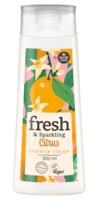 Family Fresh shower soap Sparkling Citrus Shower Cream 200ml