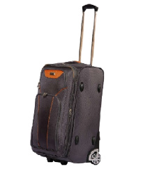 Alezar Style Suitcase Black/Brown 20