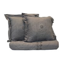 Atma blanket/pillow-set (gray)