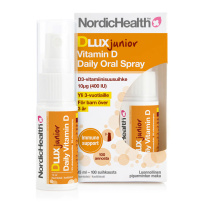 Nordic Health Dlux Junior Vitamin D Daily Oral Spray - D3-Vitamiinisuusuihke 15 ml 