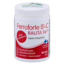 Ferroforte B + C iron citrate vitamin tablet 120 tabl