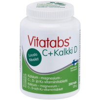 Vitatabs C + Lime D calcium-magnesium 200 tabl
