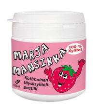 Vitabalans Marja Strawberry full xylitol lozenge 150 tablets 