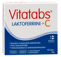 Vitatabs Laktoferriini + C 40 kaps 18g