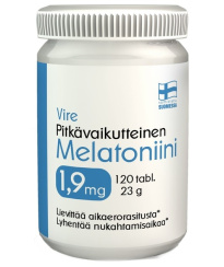Vire Melatonin 1.9 mg long-acting 120 tablets