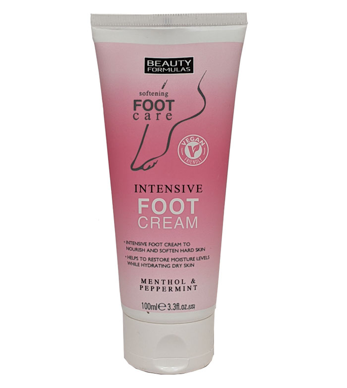 Beauty Formulas Foot Cream, Menthol Peppermint 100ml