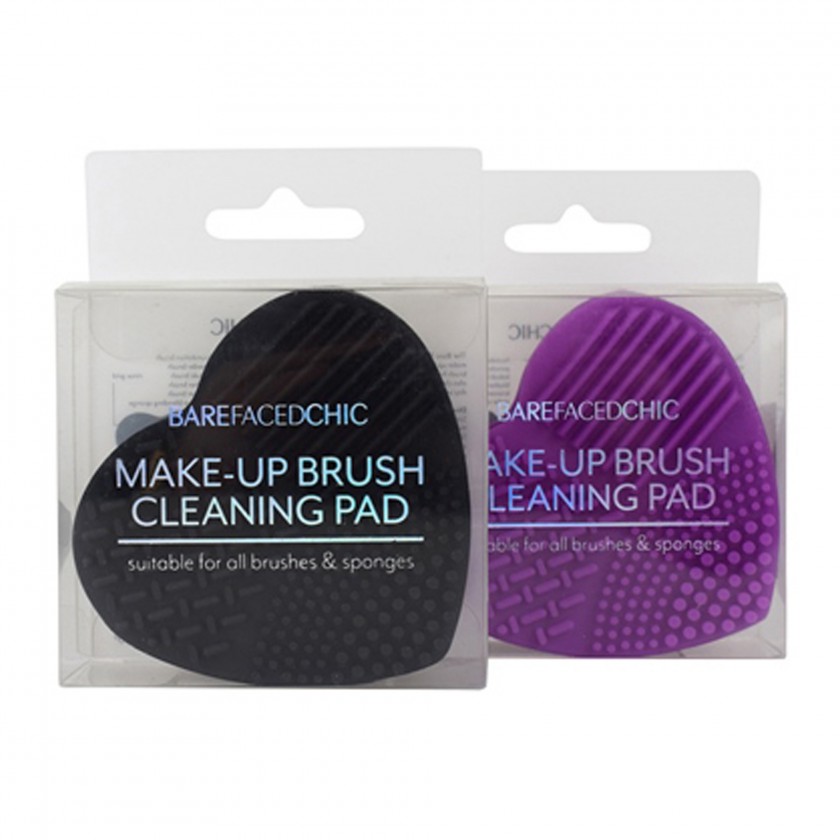 Bare Faced Chic Make Up Brush Cleaning Pad Purple