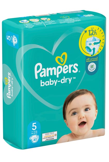 Pampers Baby-Dry S5 11-16 kg 41 Pcs