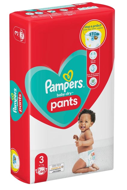 Pampers Baby Dry Pants S3 6-11 kg 44 Pcs