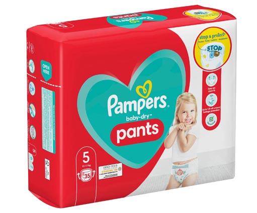 Pampers Baby Dry Pants S5 12-17 kg 35 Pcs