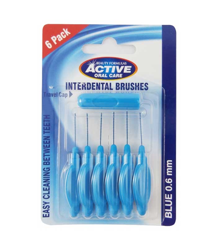 ACTIVE Toothbrush Brushes 6 Pcs 0.6mm BLUE