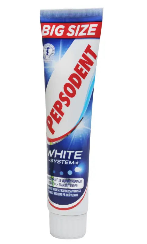 Pepsodent Toothpaste White System 125ml