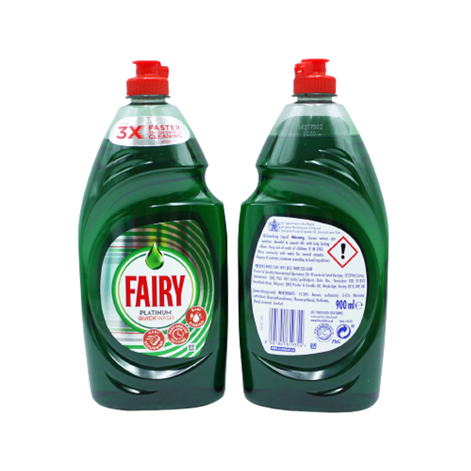 Fairy HDW Platinum Original Washing Up Liquid 900ml 