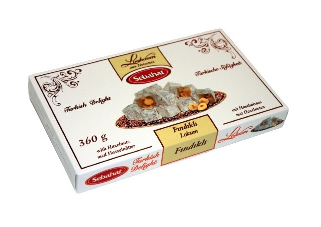 Sebahat turkish delight with hazelnuts 360g