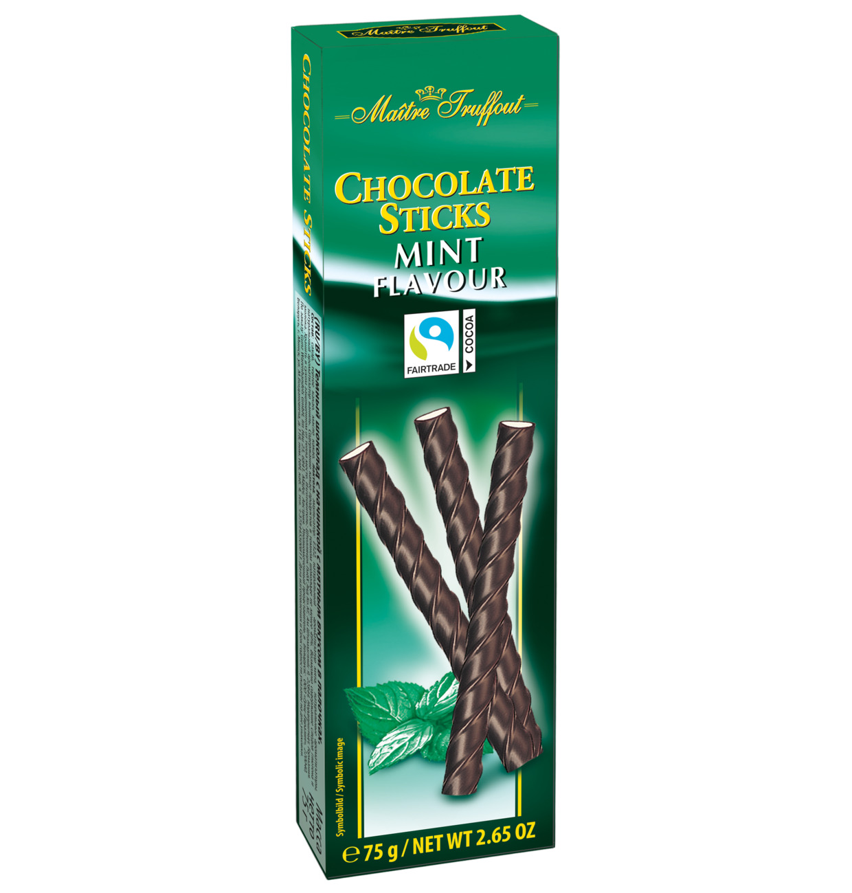 Maître Truffout Chocolate Mint Sticks 75g