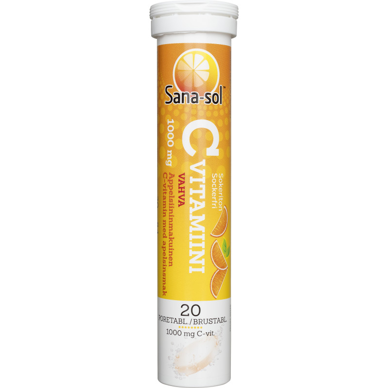 Sana-sol instant C-vitamin 20pcs. 1000mg 