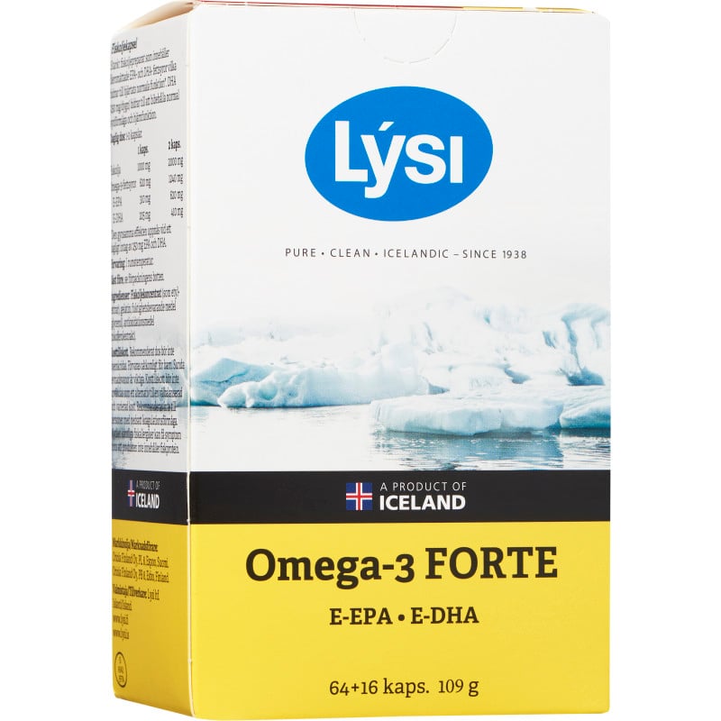 LYSI Omega-3 Extra Strong 64+16 caps.