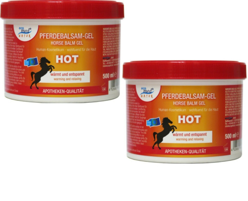 Eco Med Natur Pferdebalsam Gel Hot 500ml