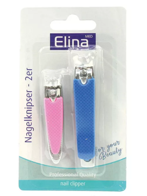 Nail clipper 2er coloured  7cm - 5cm