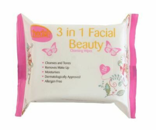 Facial Beauty 3-in-1 wipes 25kpl
