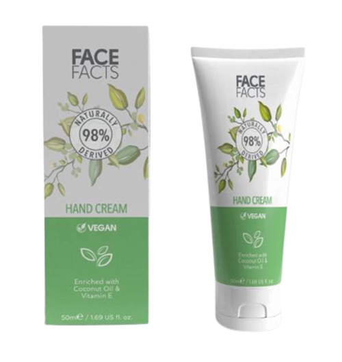 Face Facts 98% Natural Hand Cream 50 ml 