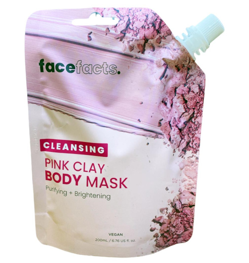 Face Facts Body Mud Mask - Cleansing Pink Clay 200 ml 