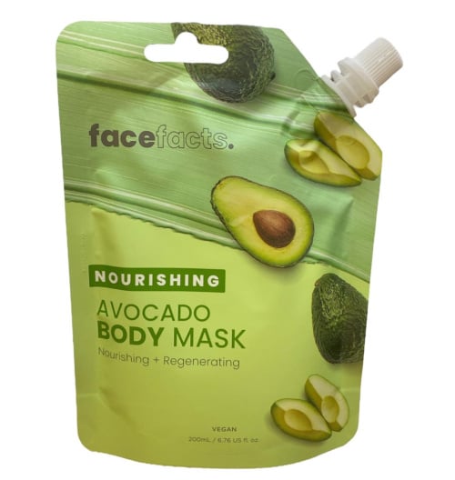 Face Facts Body Mud Mask - Nourishing Avocado 200 ml 