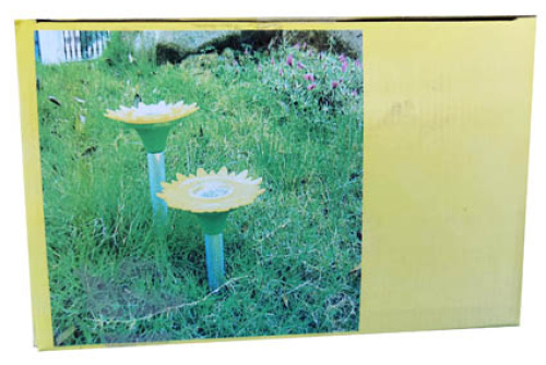 Mole Repellent Solar Cell Led Flower