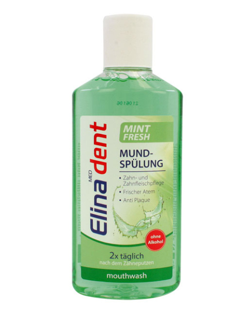 Teeth Mouthwash Elina Mint Anti-Plaque 250ml