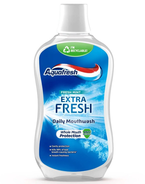 AQUAFRESH mouthwash fresh & mint 500ml