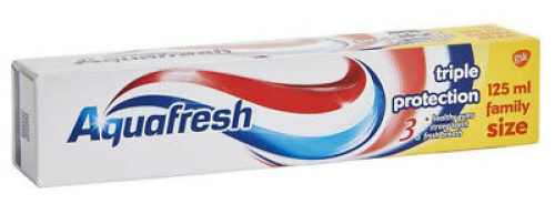 Aquafresh Triple Protect Fluoride Toothpaste 125ml