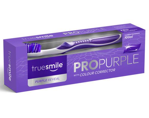Truesmile Purple Toothpaste & Brush100ml