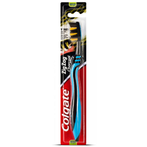 Colgate Toothbrush Zigzag Charcoal Medium