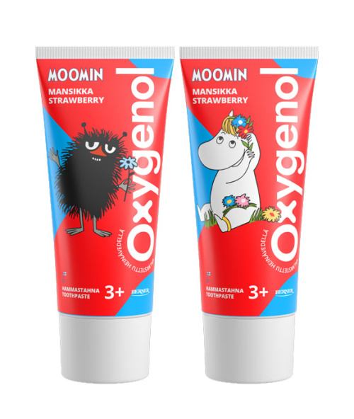 Oxygenol Moomin strawberry toothpaste 3+ 50ml