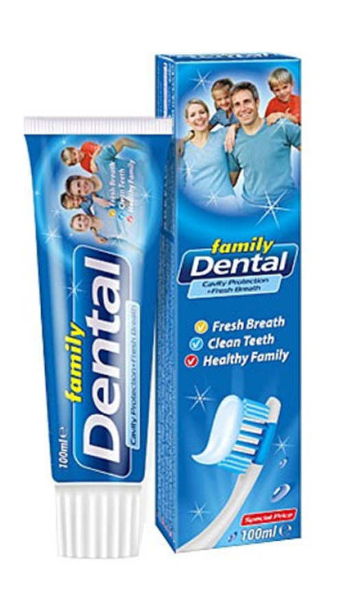 Dental Toothpaste Family Cavity Protection & Fresh Breath 100ml