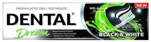 Dental Dream Bamboo Charcoal Activated Toothpaste Black&White 75ml